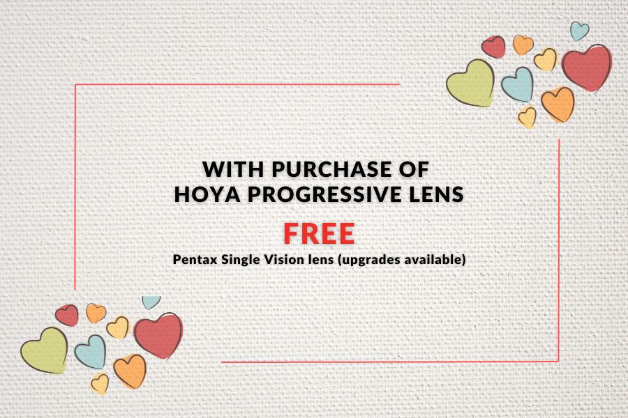 Free Pentax single vision lenses